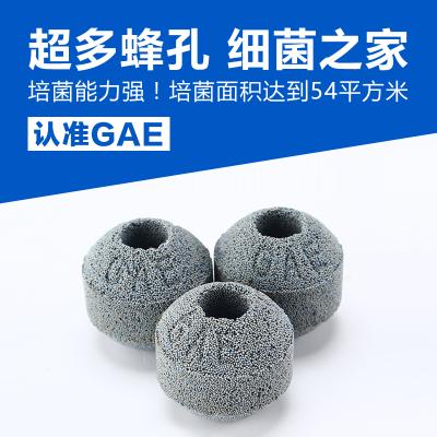 台湾gae奈米球no1鱼缸过滤材料远红外线细菌屋球陶瓷环硝化细菌球